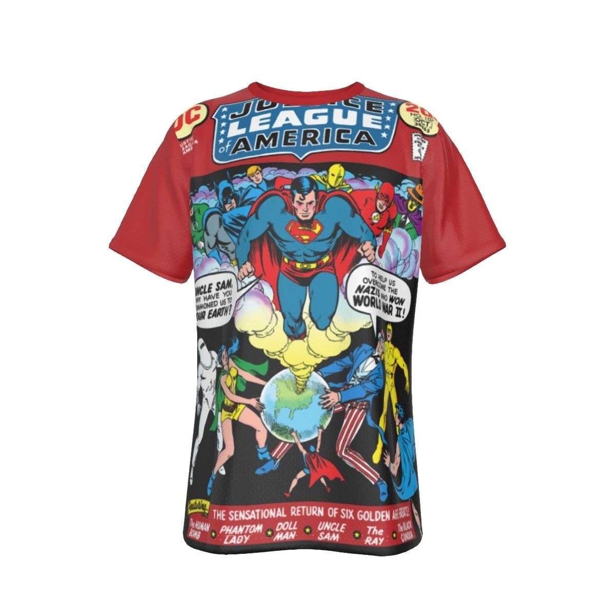 JLA 107 FREEDOM FIGHTERS ALL-OVER PRINT SHIRT AND TANK TOP