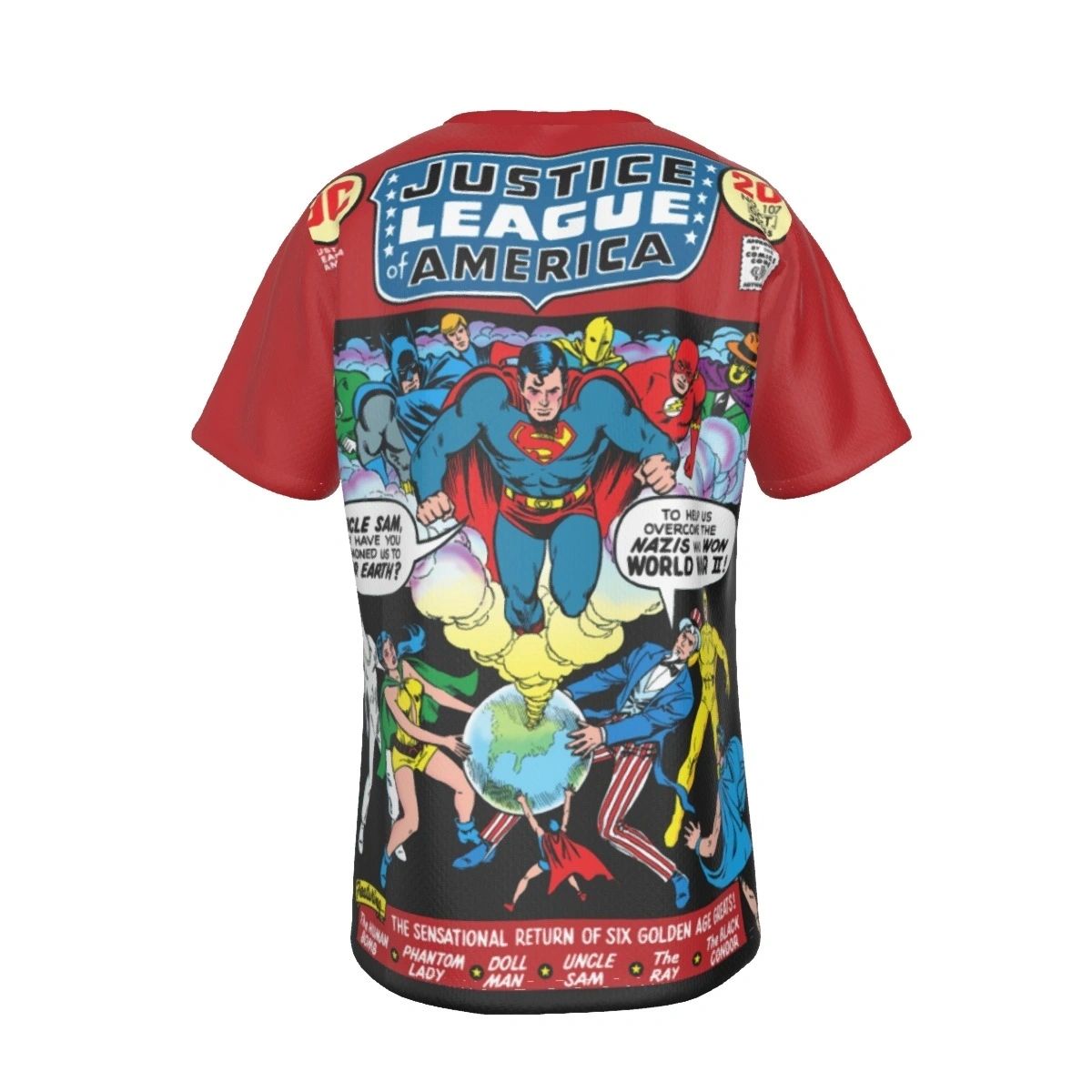 JLA 107 FREEDOM FIGHTERS ALL-OVER PRINT SHIRT AND TANK TOP
