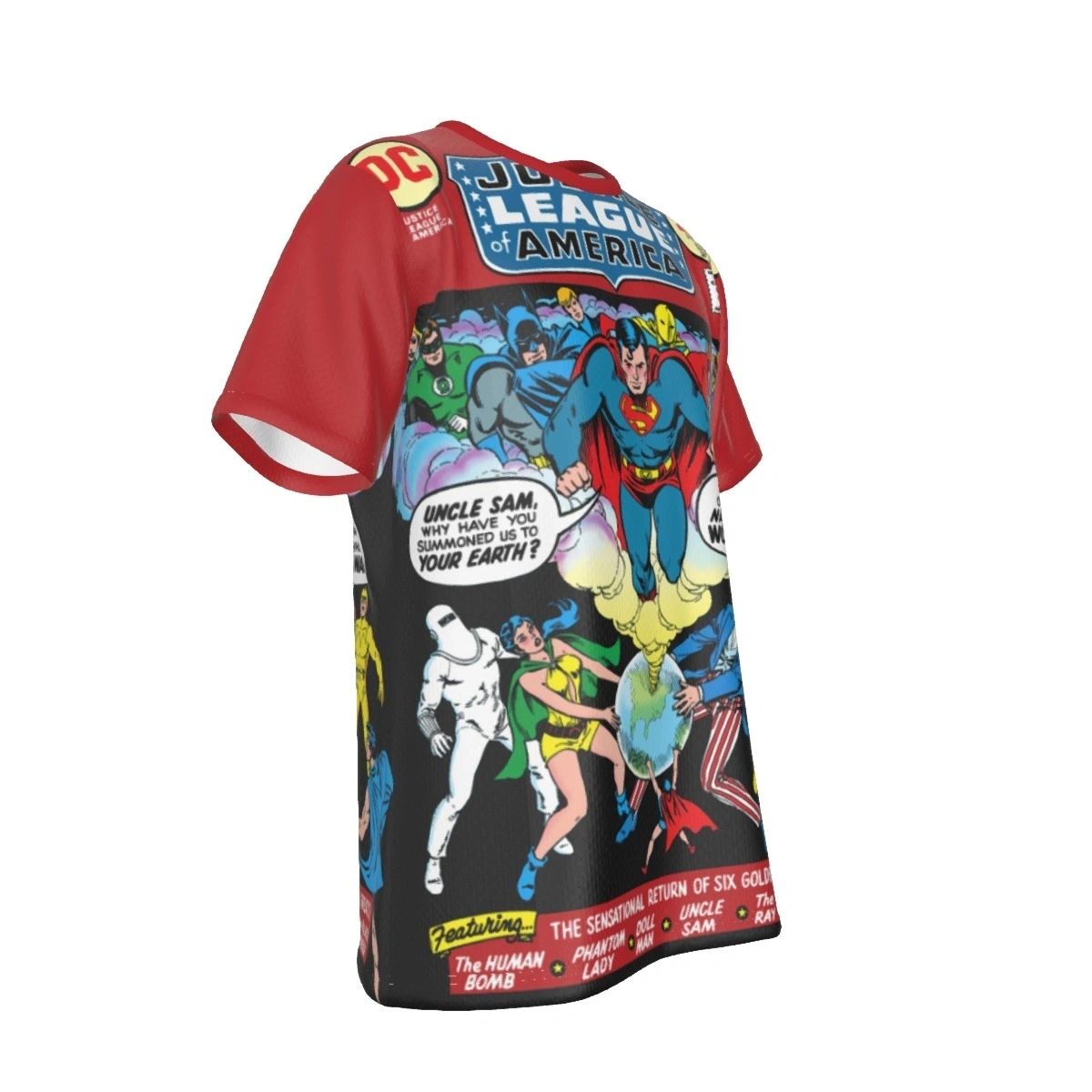 JLA 107 FREEDOM FIGHTERS ALL-OVER PRINT SHIRT AND TANK TOP