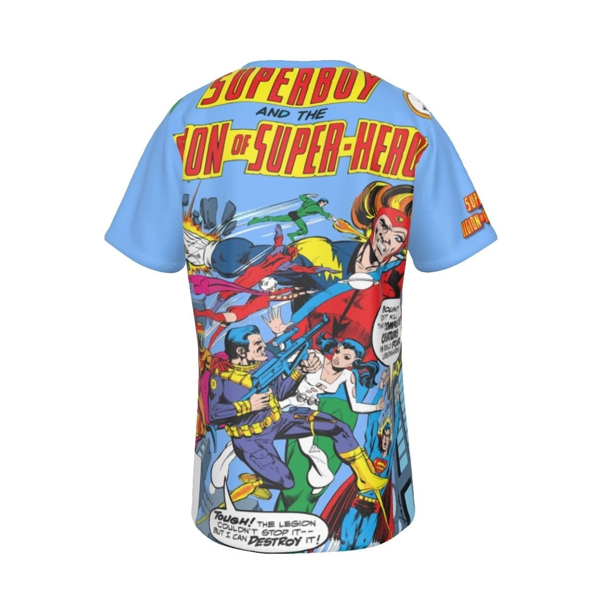 SUPER BOY LEGION 234 COVER ALL-OVER PRINT SHIRT AND TANK TOP