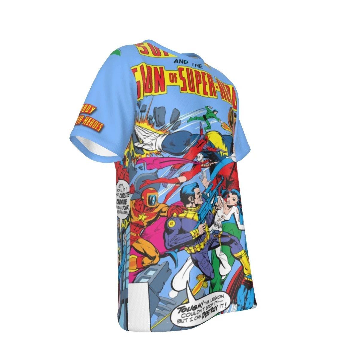 SUPER BOY LEGION 234 COVER ALL-OVER PRINT SHIRT AND TANK TOP