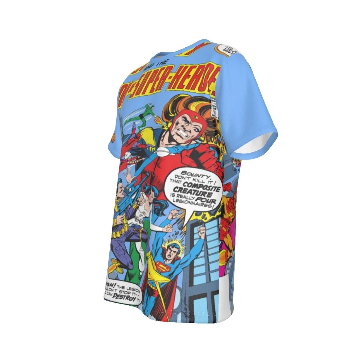 SUPER BOY LEGION 234 COVER ALL-OVER PRINT SHIRT AND TANK TOP