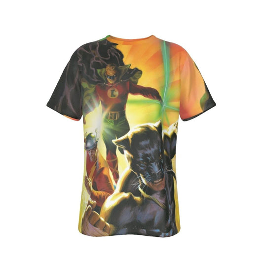 WILDCAT GREEN LANTERN FLASH ALL-OVER PRINT SHIRT AND TANK TOP