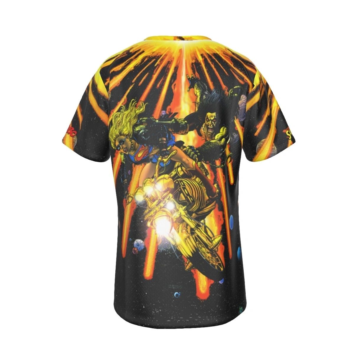 SUPERGIRL & LOBO -BRAVE & BOLD 4 COVER ALL-OVER PRINT SHIRT AND TANK TOP