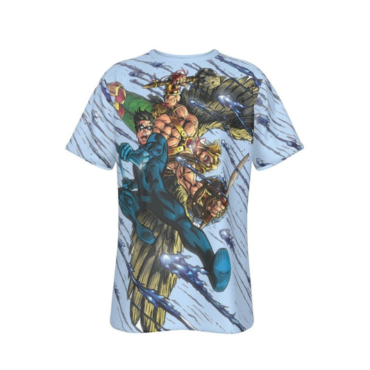 NIGHTWING HAWKMAN BNB COVER ALL-OVER PRINT SHIRT AND TANK TOP