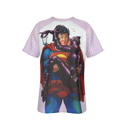 SUPERMAN CATWOMAN BNB COVER ALL-OVER PRINT SHIRT AND TANK TOP
