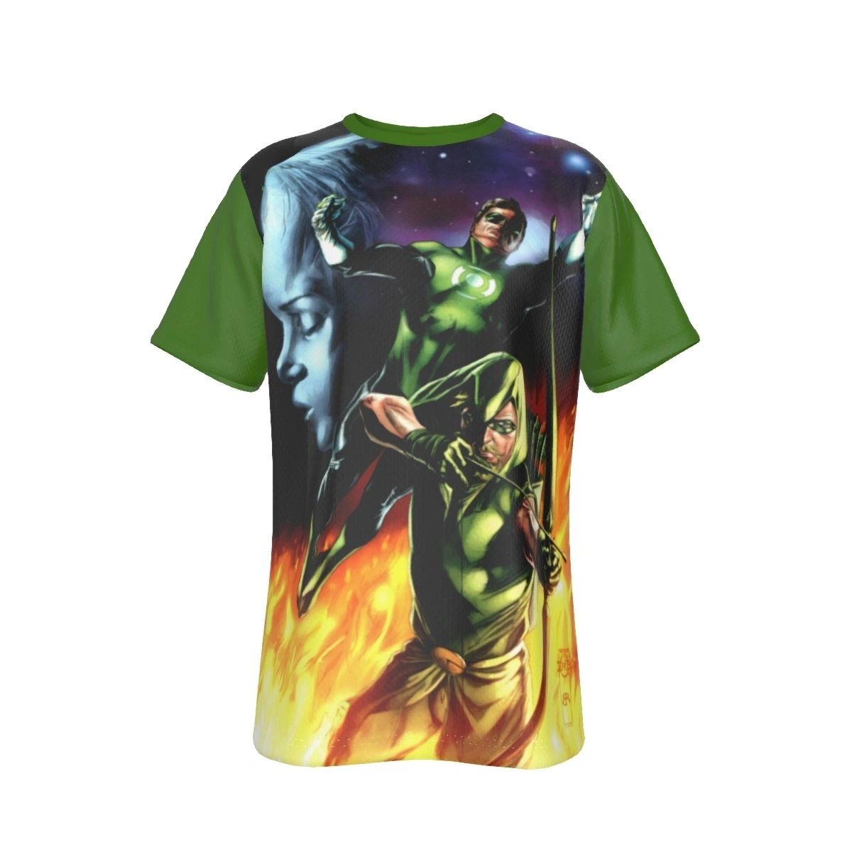 GREEN LANTERN GREEN ARROW BNB COVER ALL-OVER PRINT SHIRT AND TANK TOP