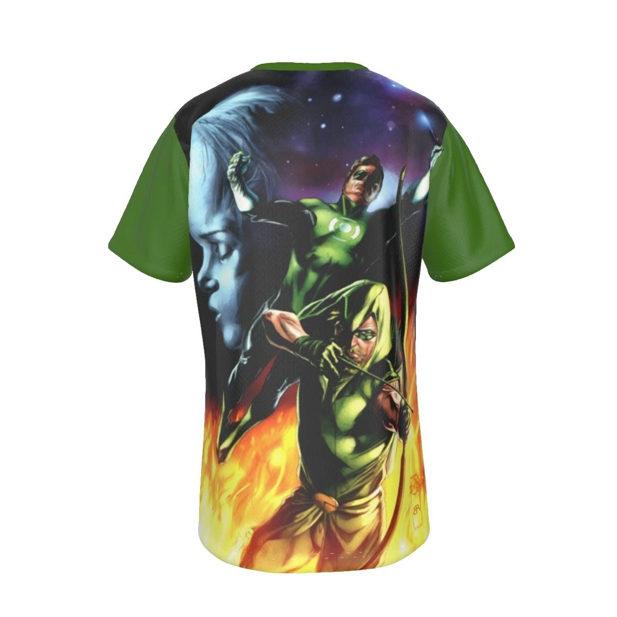 GREEN LANTERN GREEN ARROW BNB COVER ALL-OVER PRINT SHIRT AND TANK TOP