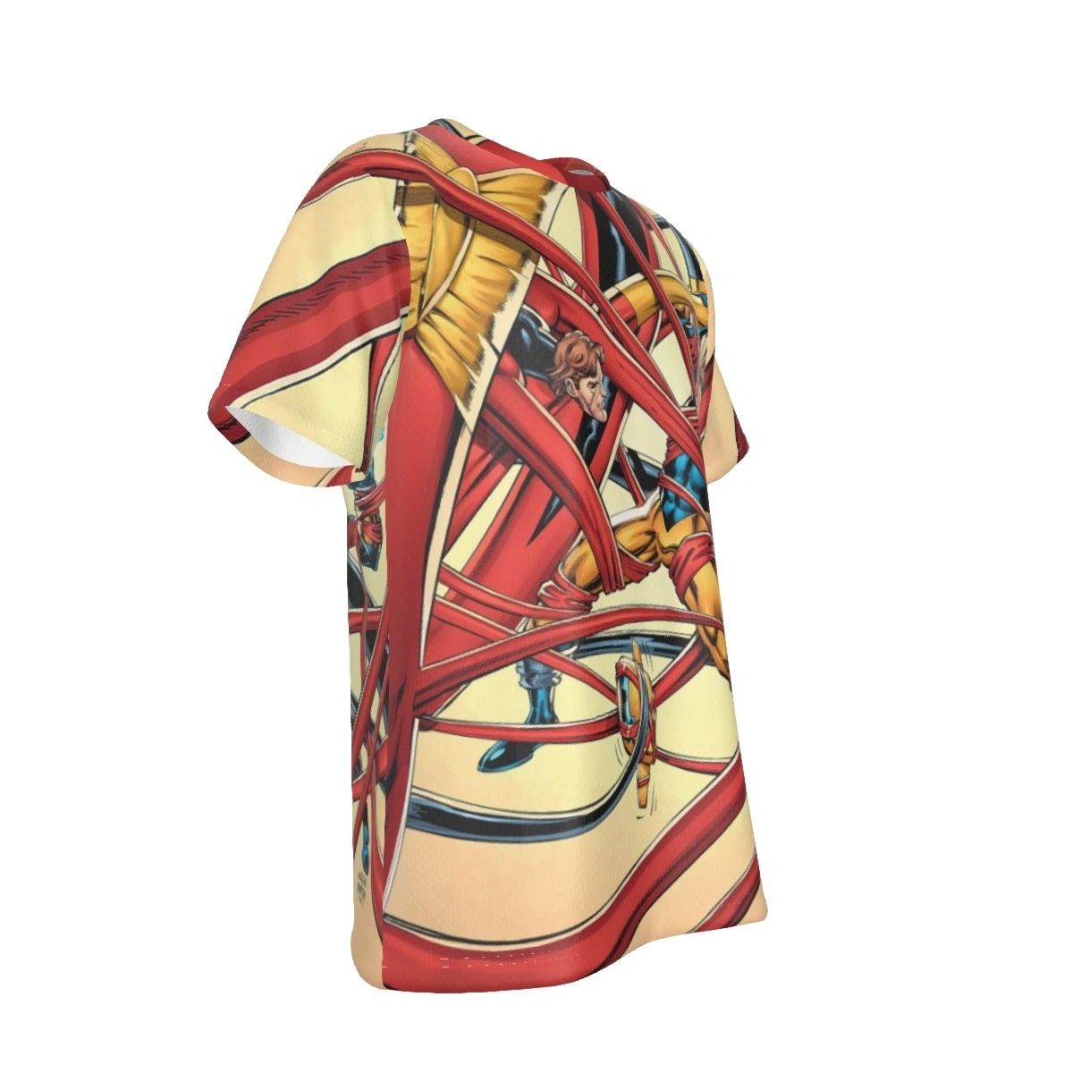 BOOSTER GOLD VS ELONGATED MAN COVER ALL-OVER PRINT SHIRT AND TANK TOP