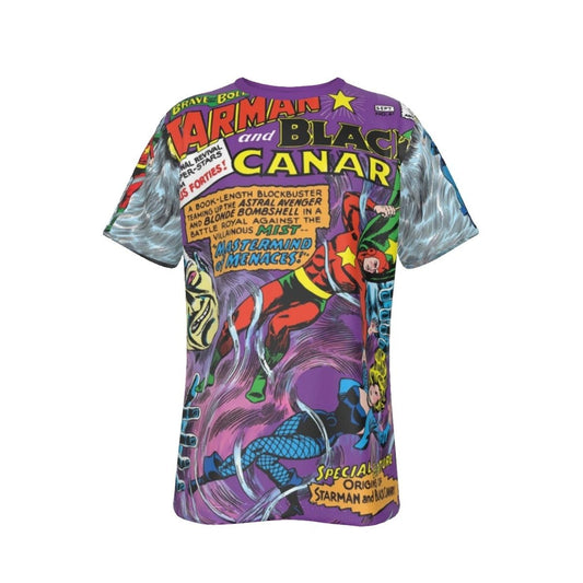 BLACK CANARY STARMAN BNB ALL-OVER PRINT SHIRT AND TANK TOP