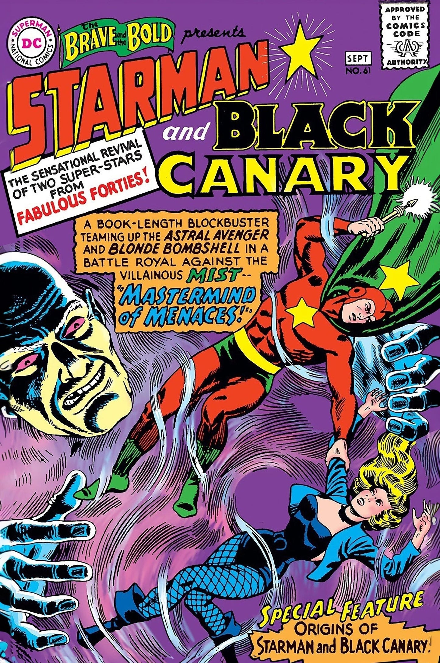 COVER BRAVE AND BOLD 61 - BLACK CANARY