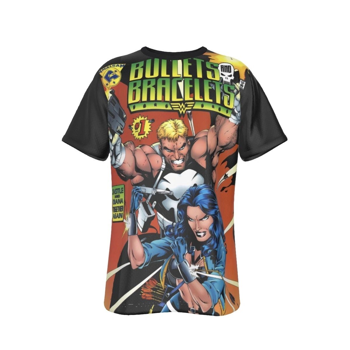 AMALGAM BULLETS & BRACELETS ALL-OVER PRINT SHIRT AND TANK TOP
