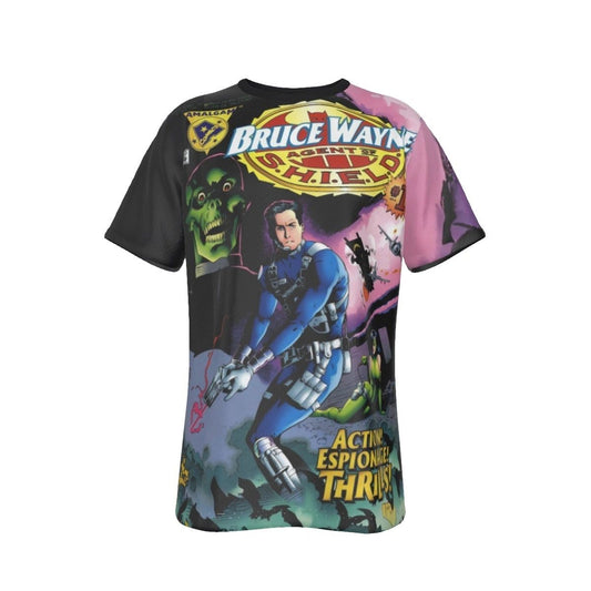 AMALGAM BRUCE WAYNE SHIELD ALL-OVER PRINT SHIRT AND TANK TOP