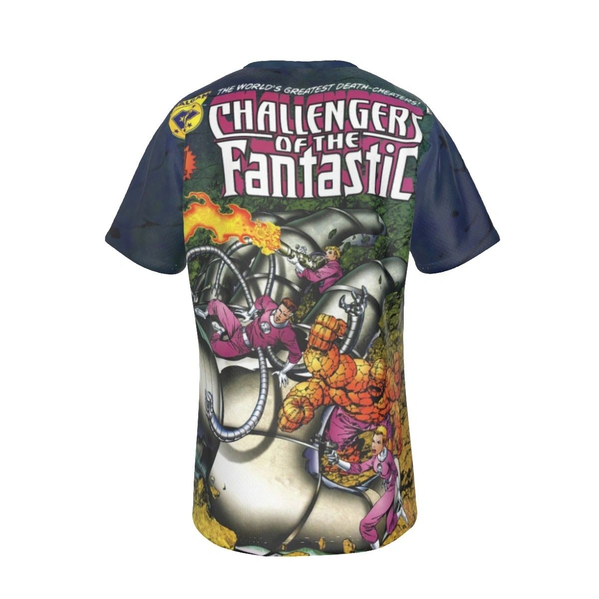 AMALGAM CHALLNGERS OF THE FANTASTIC ALL OVER PRINT AND TANK TOP
