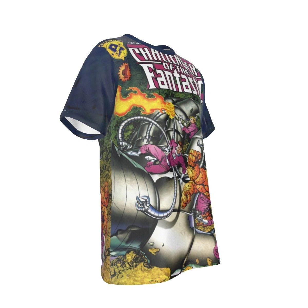 AMALGAM CHALLNGERS OF THE FANTASTIC ALL OVER PRINT AND TANK TOP