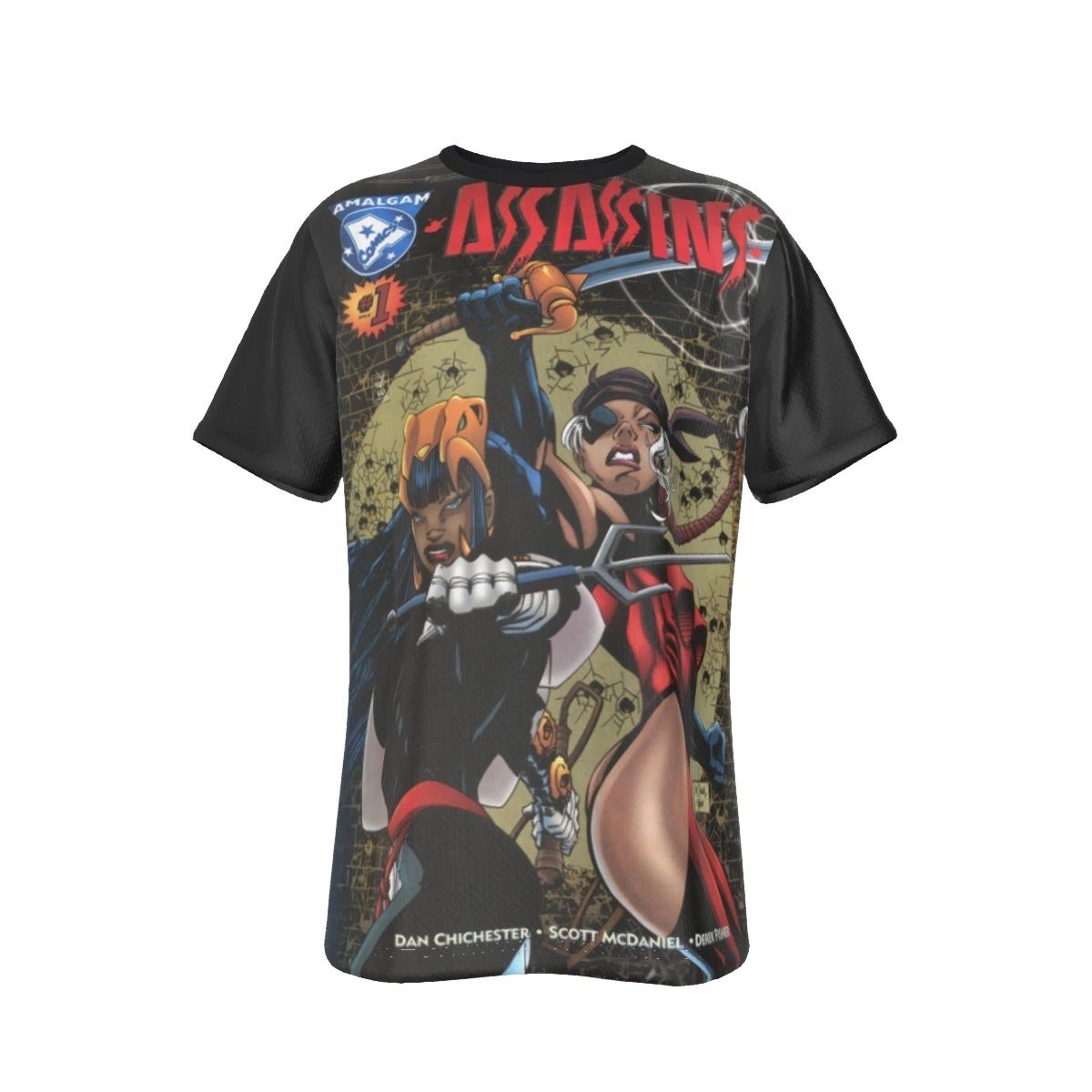AMALGAM ASSISINS ALL-OVER PRINT SHIRT AND TANK TOP