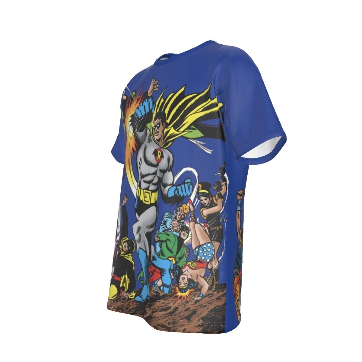 GOLDEN AGE ROBIN JLA COVER ALL OVER SHIRT AND TANK TOP