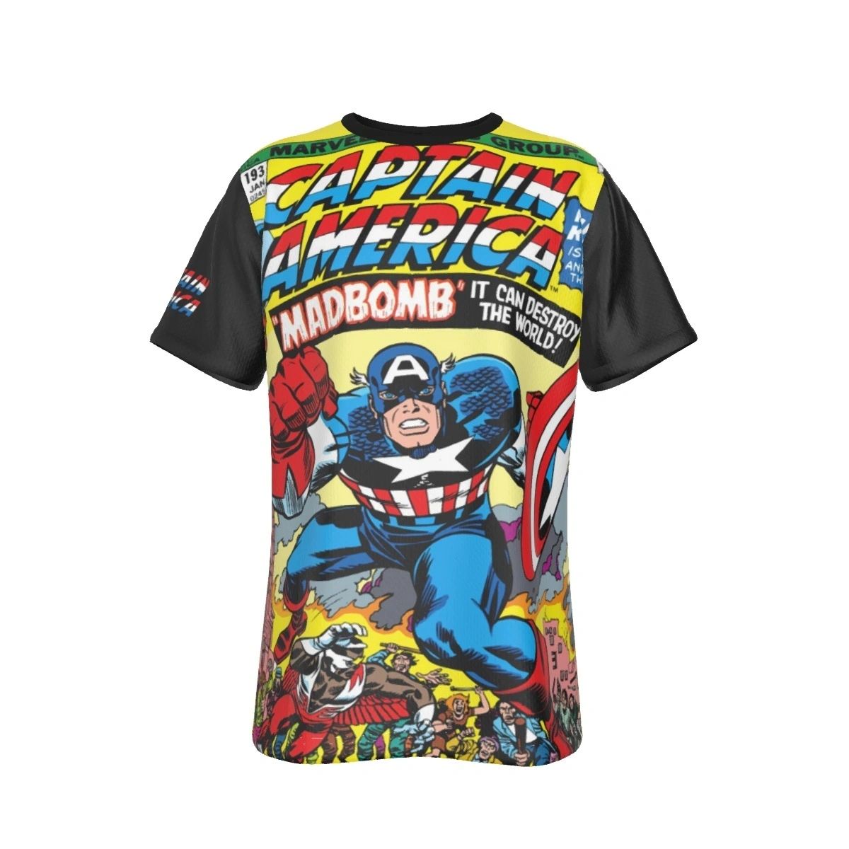 CAPTAIN AMERICA 193 COVER ALL PRINT SHIRT AND TANK TOP