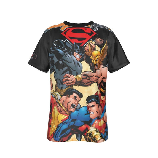 BATMAN SUPERMAN 4 COVER ALL OVER SHIRT AND TANK TOP