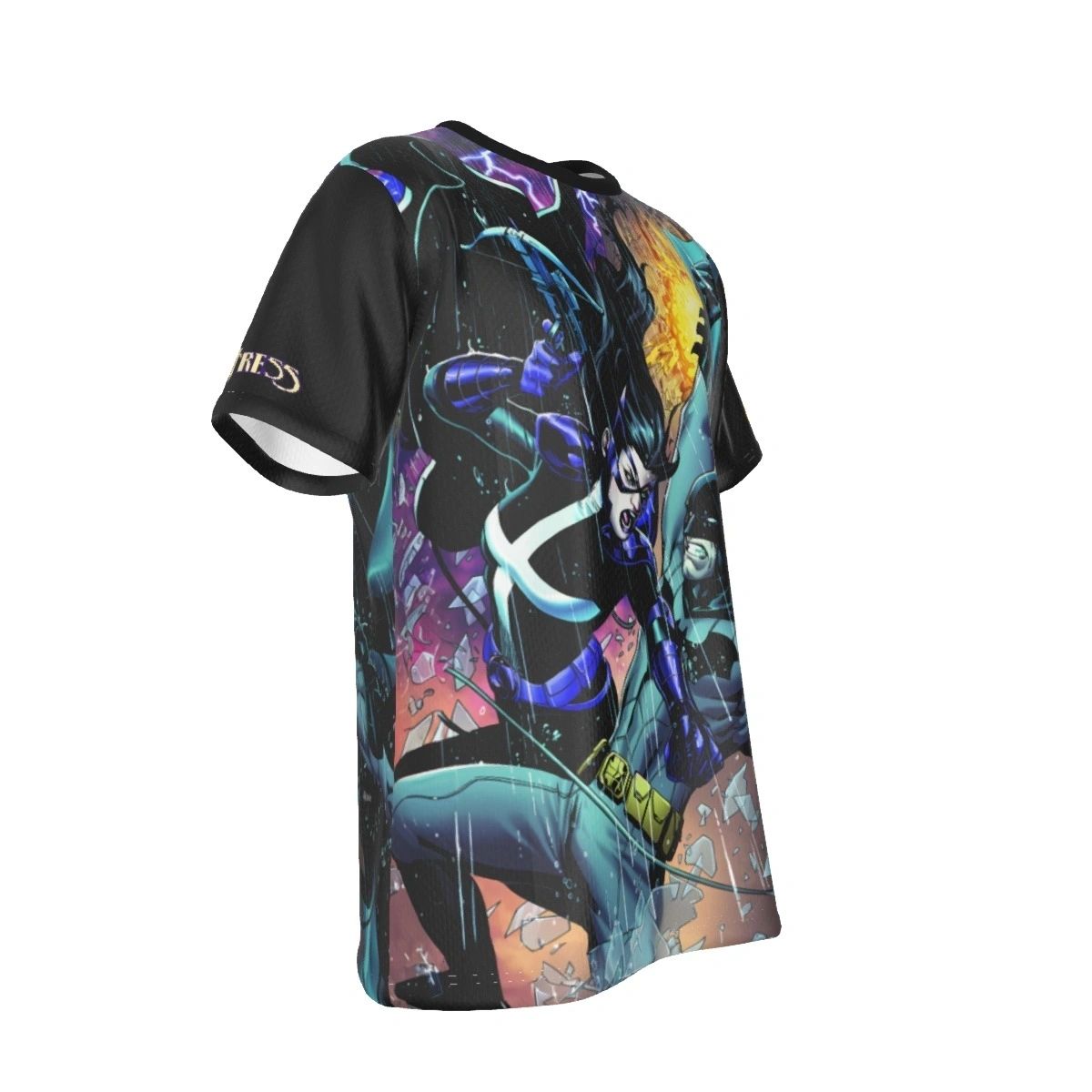 HUNTRESS VS BATMAN COVER ALL OVER SHIRT AND TANK TOP