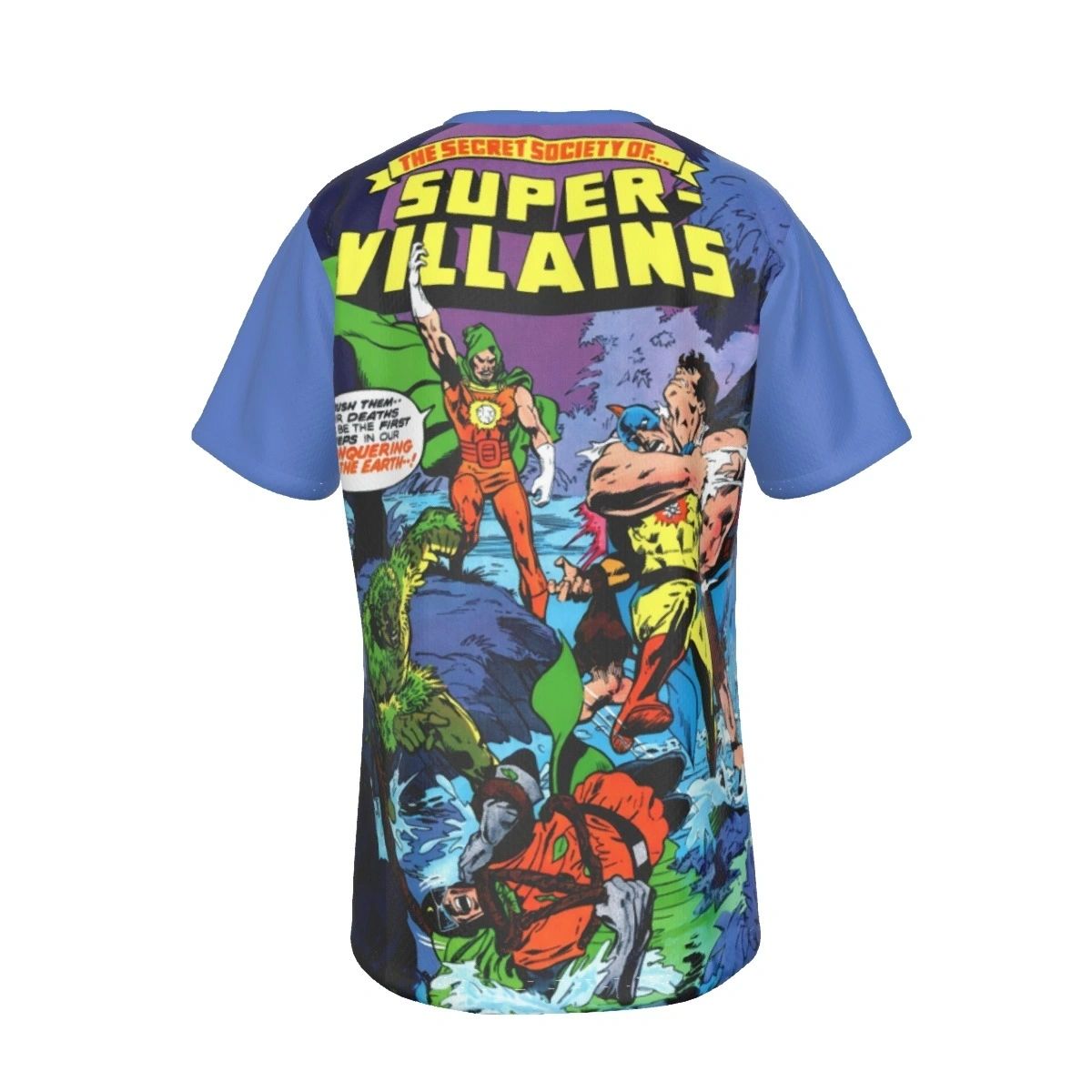 SECRET SOCIETY OF SUPERVILLIANS 15 COVER ALL OVER SHIRT AND TANK TOP