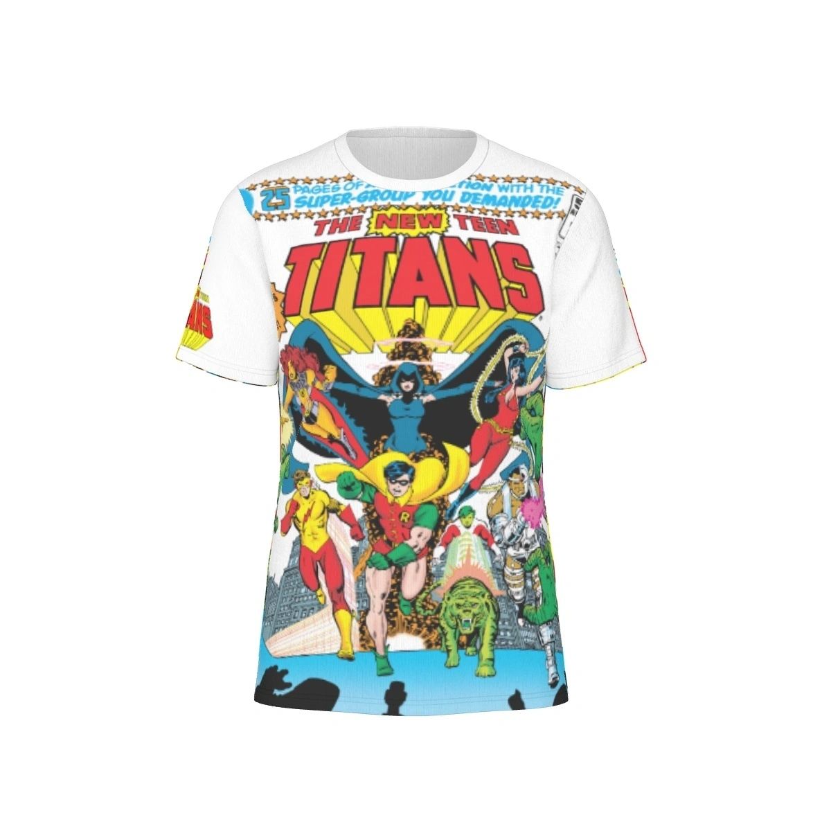 NEW TEEN TITANS 1 PEREZ ART COVER ALL OVER SHIRT AND TANK TOP
