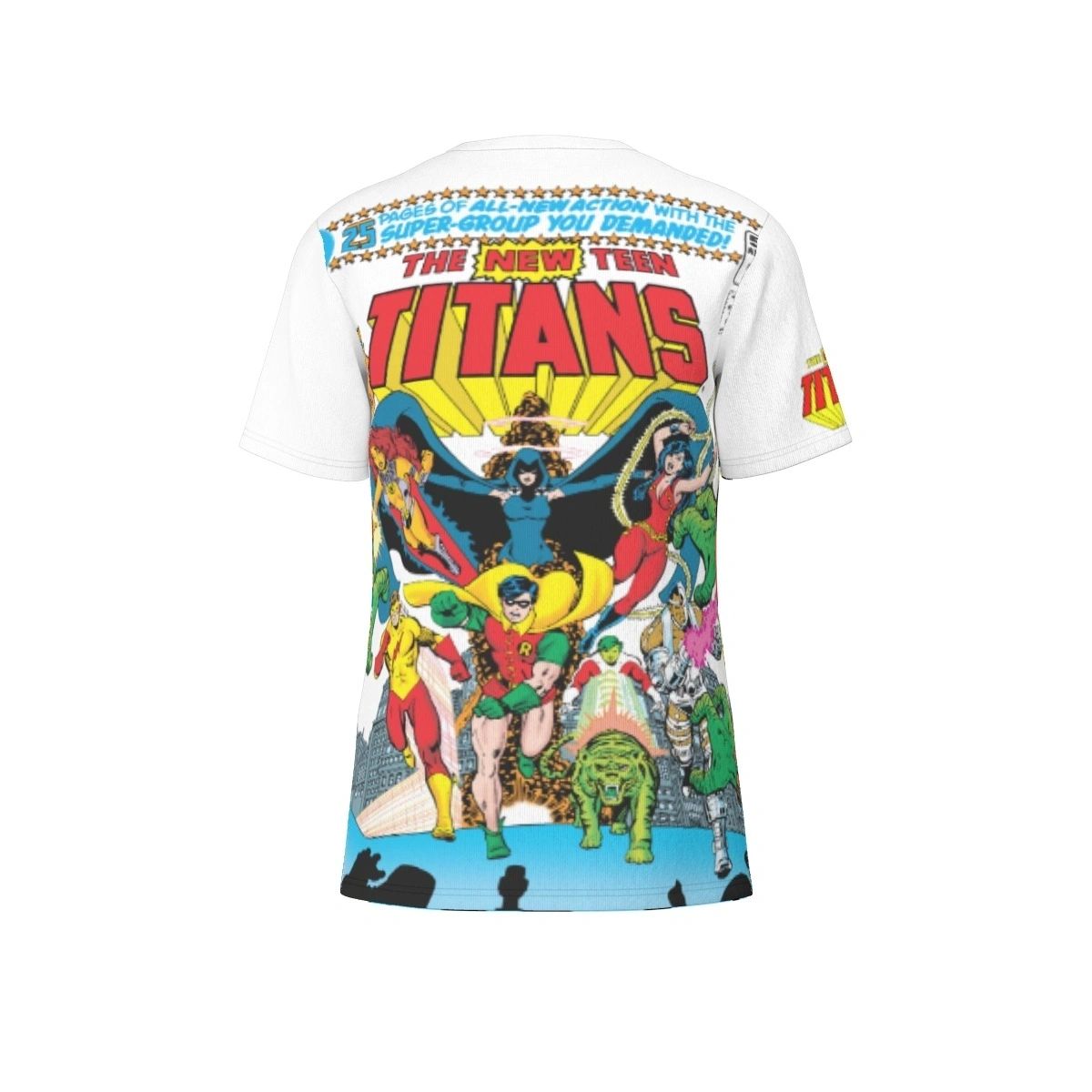 NEW TEEN TITANS 1 PEREZ ART COVER ALL OVER SHIRT AND TANK TOP