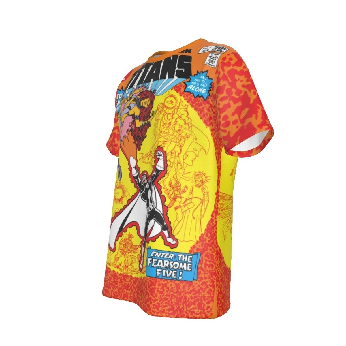 TEEN TITANS 3 PEREZ ART COVER ALL OVER SHIRT AND TANK TOP