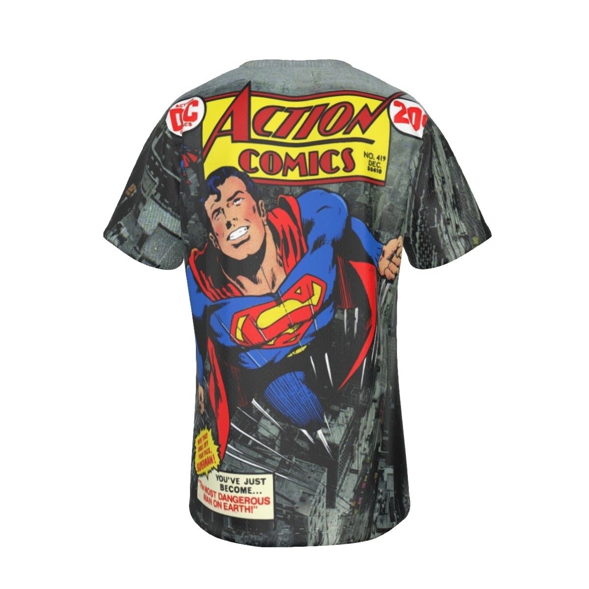 SUPERMAN ACTION 419 ALL OVER SHIRT AND TANK TOP