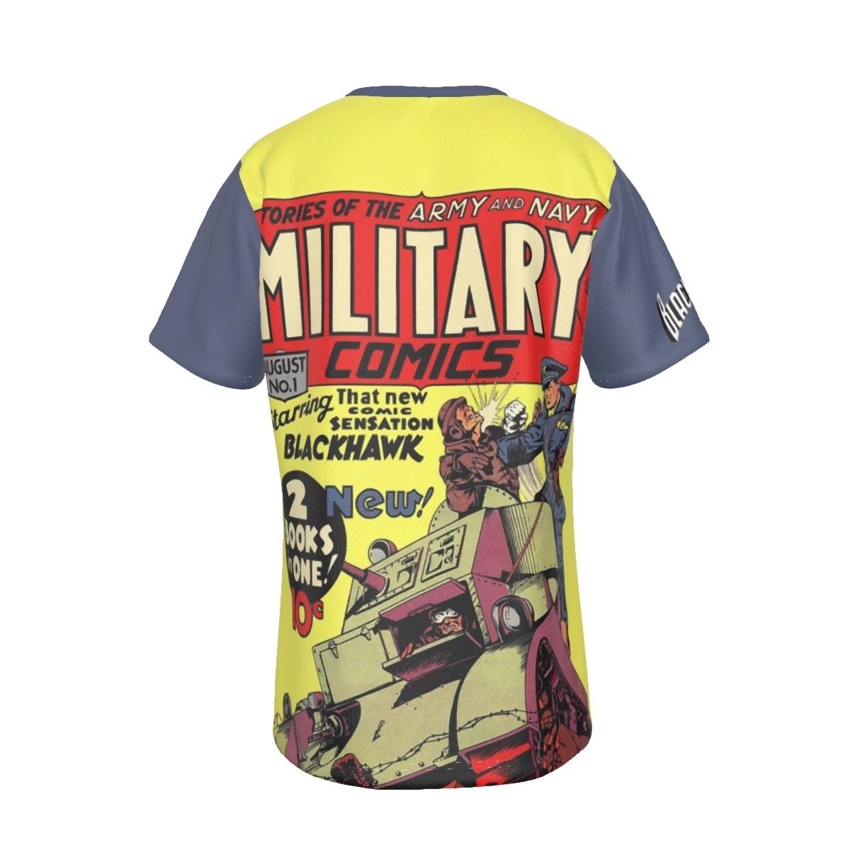 BLACKHAWK MILITARY COMICS 1 COVER ALL OVER SHIRT AND TANK TOP