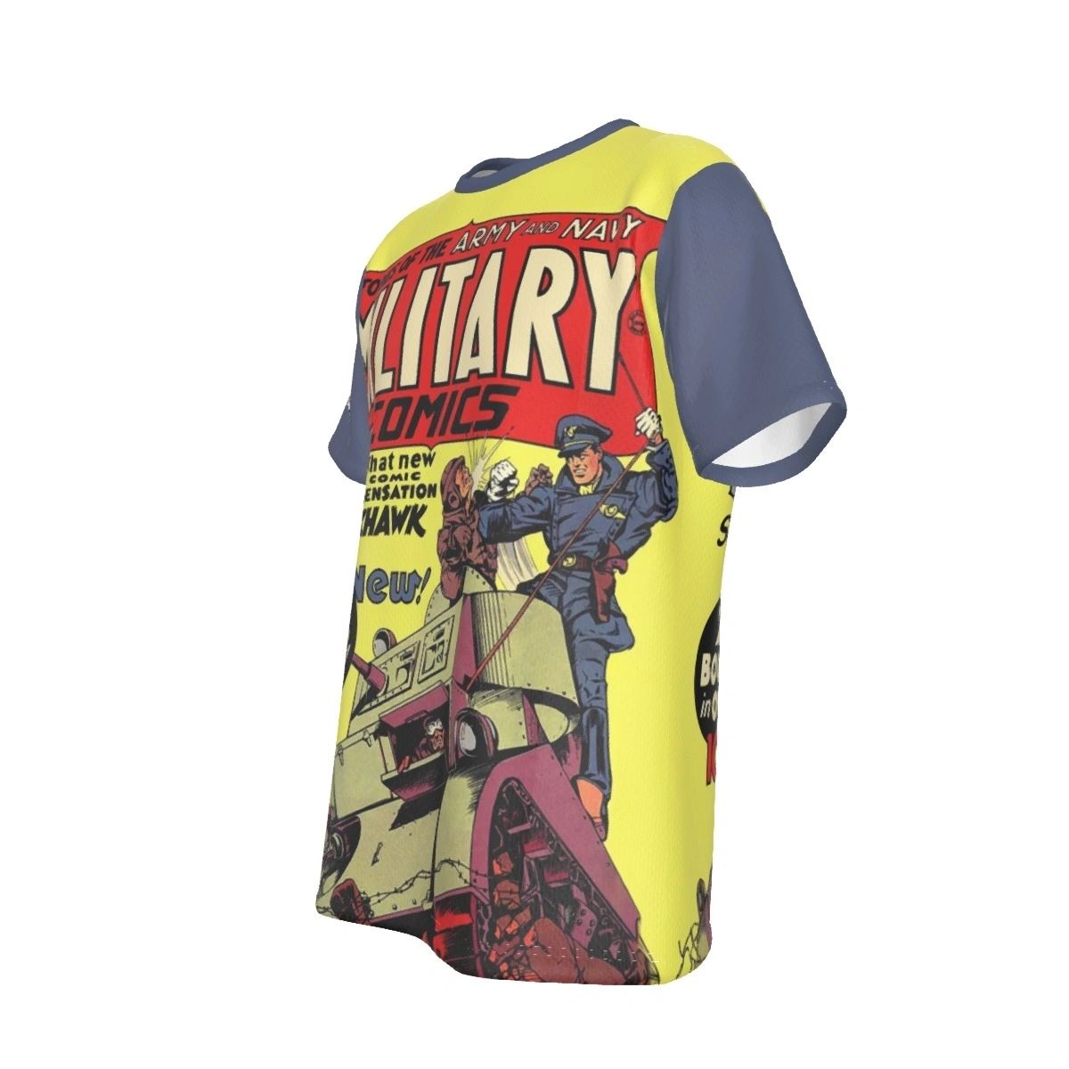 BLACKHAWK MILITARY COMICS 1 COVER ALL OVER SHIRT AND TANK TOP