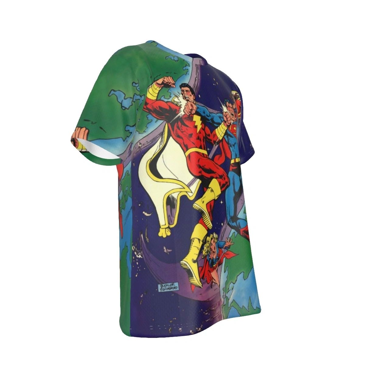SUPERMAN VS SHAZAM COVER PRINT SHIRT AND TANK TOP