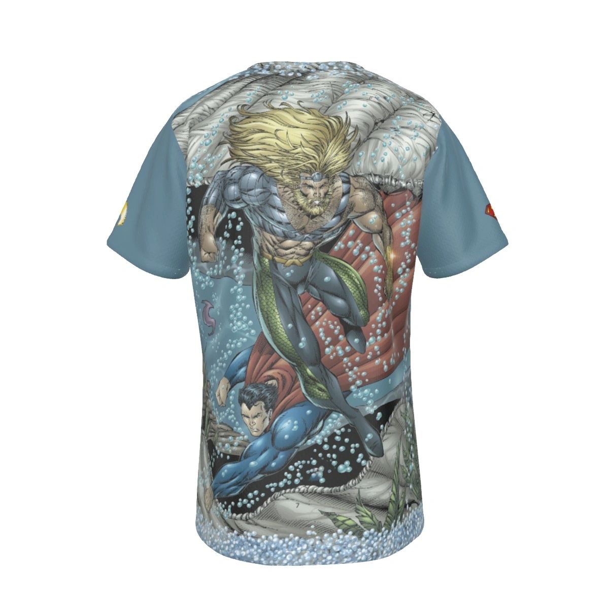AQUAMAN SUPERMAN COVER PRINT SHIRT AND TANK TOP -ROB LIEFELD ART