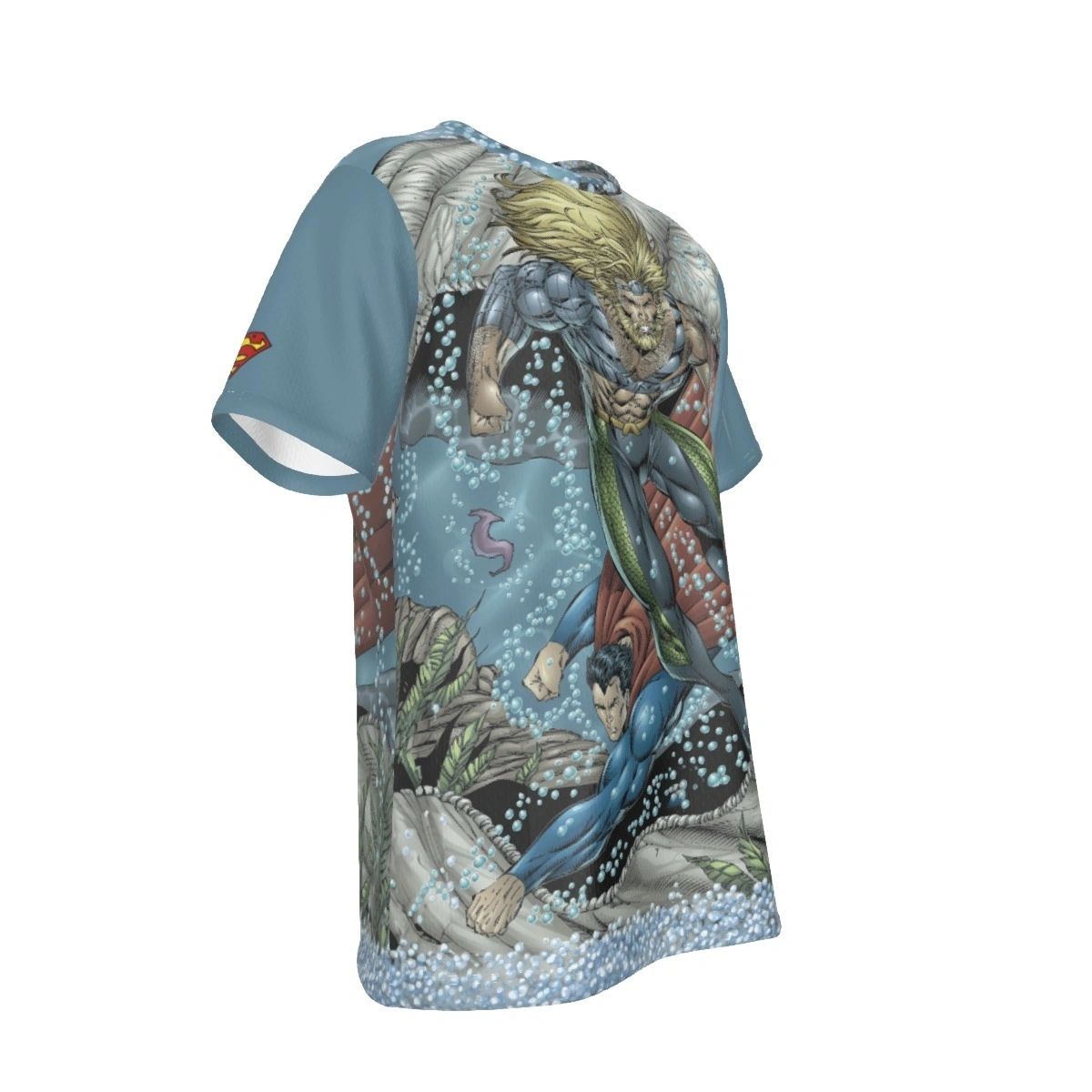 AQUAMAN SUPERMAN COVER PRINT SHIRT AND TANK TOP -ROB LIEFELD ART
