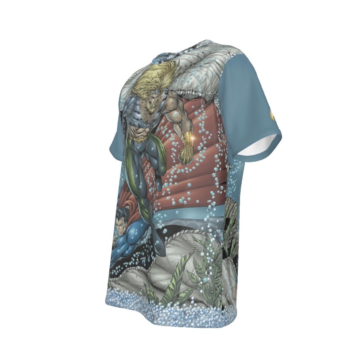 AQUAMAN SUPERMAN COVER PRINT SHIRT AND TANK TOP -ROB LIEFELD ART
