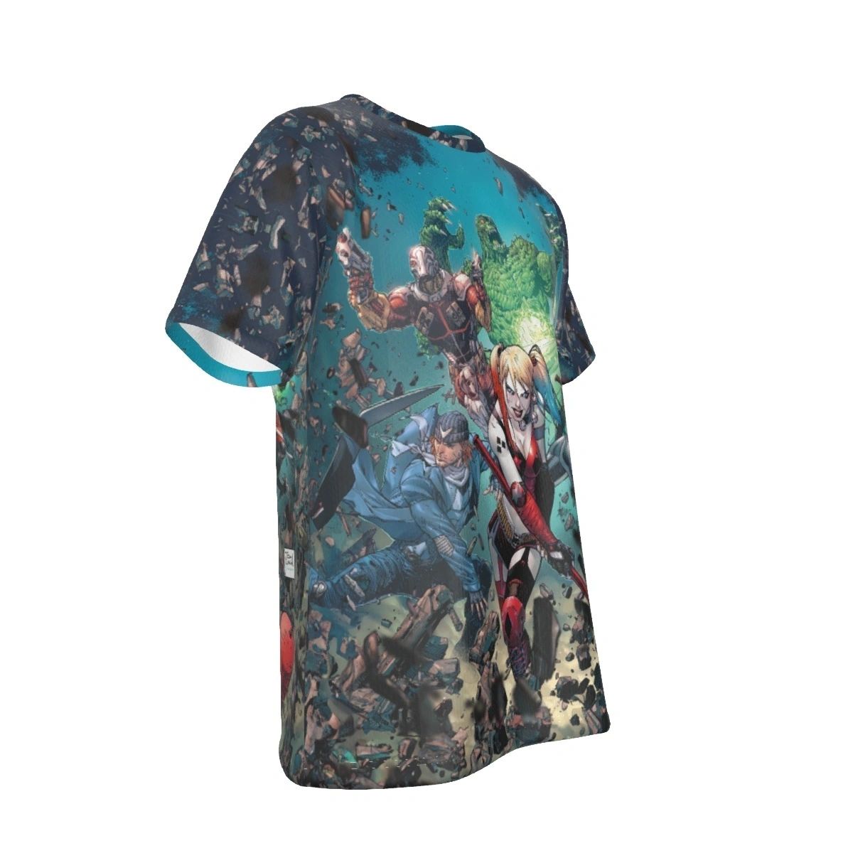 HARLEY QUINN SUICIDE SQUAD COVER PRINT SHIRT AND TANK TOP - TONY DANIELS ART