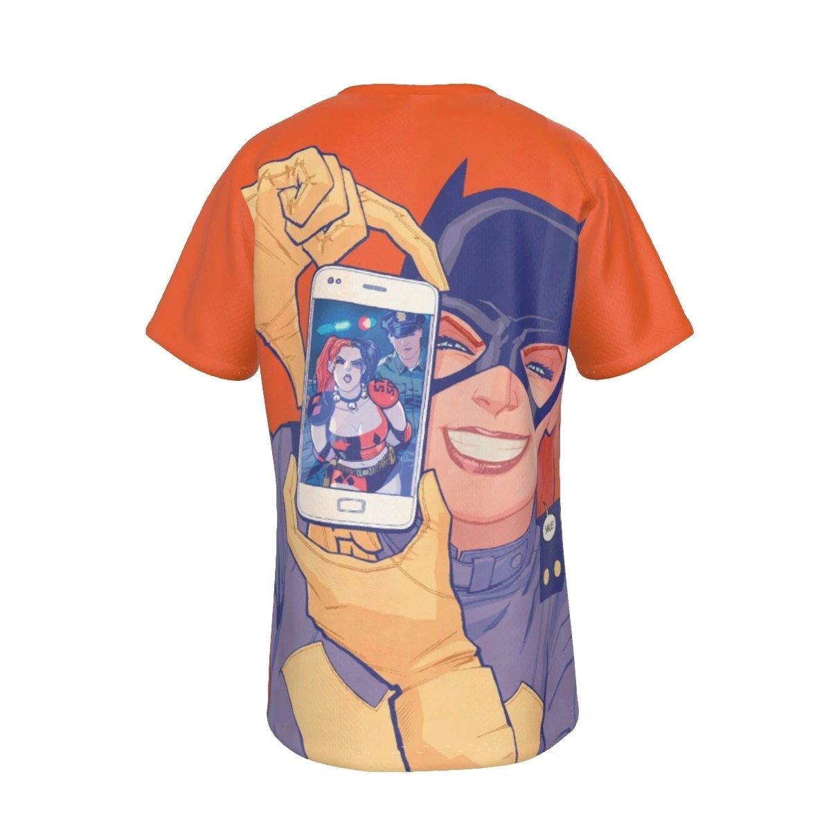 BATGIRL TAKES PIC HARLEY QUINN COVER ALL OVER PRINT SHIRT AND TANK TOP