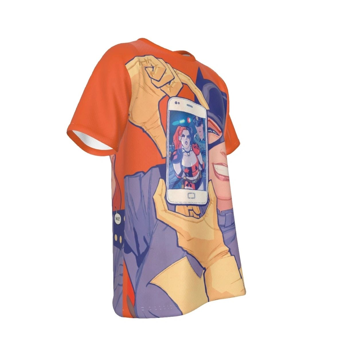 BATGIRL TAKES PIC HARLEY QUINN COVER ALL OVER PRINT SHIRT AND TANK TOP