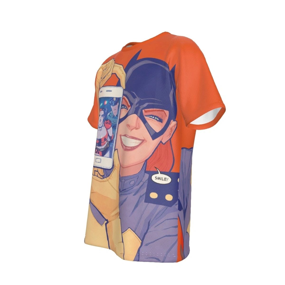 BATGIRL TAKES PIC HARLEY QUINN COVER ALL OVER PRINT SHIRT AND TANK TOP