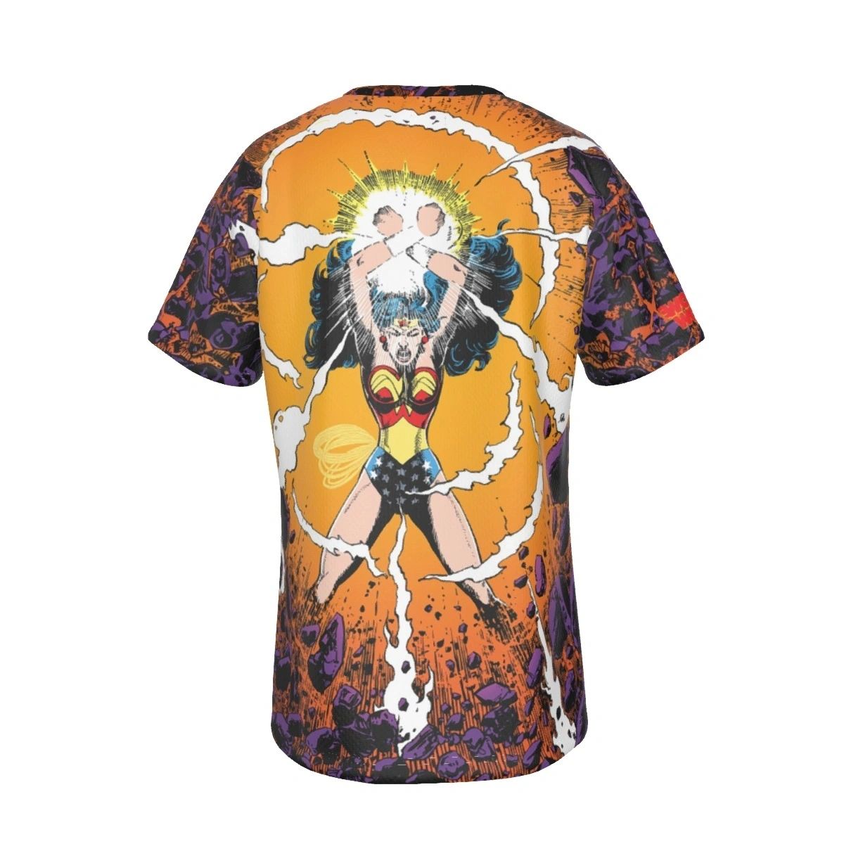 WONDER WOMAN POWER OF THE BRACLETS COVER ALL OVER PRINT SHIRT AND TANK TOP