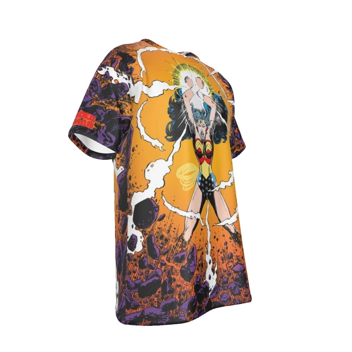 WONDER WOMAN POWER OF THE BRACLETS COVER ALL OVER PRINT SHIRT AND TANK TOP