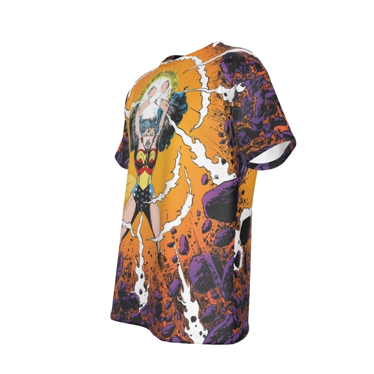 WONDER WOMAN POWER OF THE BRACLETS COVER ALL OVER PRINT SHIRT AND TANK TOP