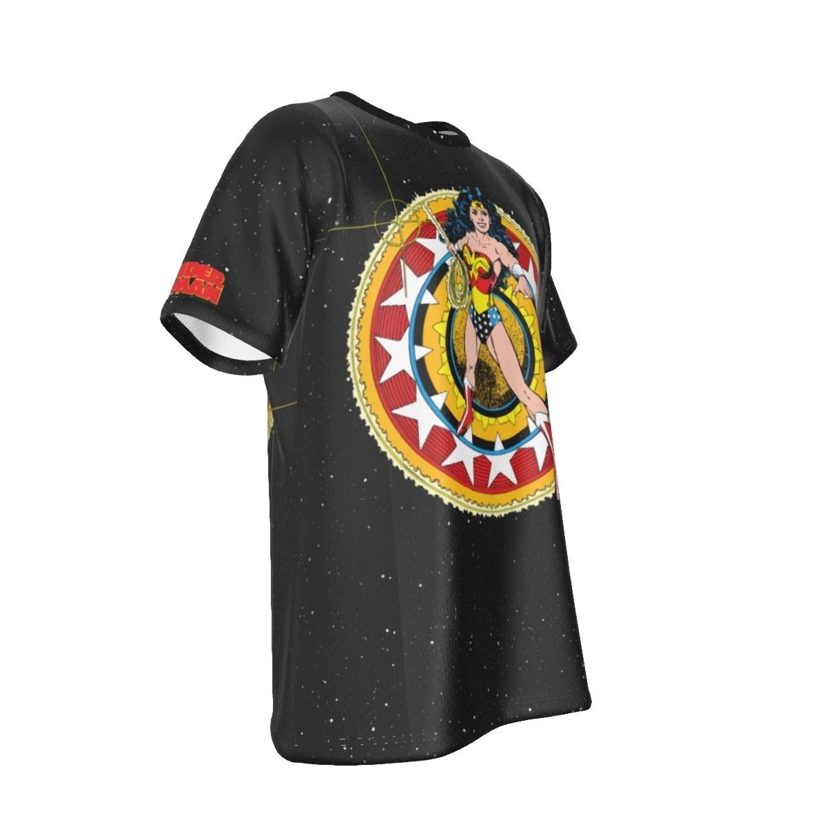 WONDER WOMAN STAR COVER ALL OVER PRINT SHIRT AND TANK TOP
