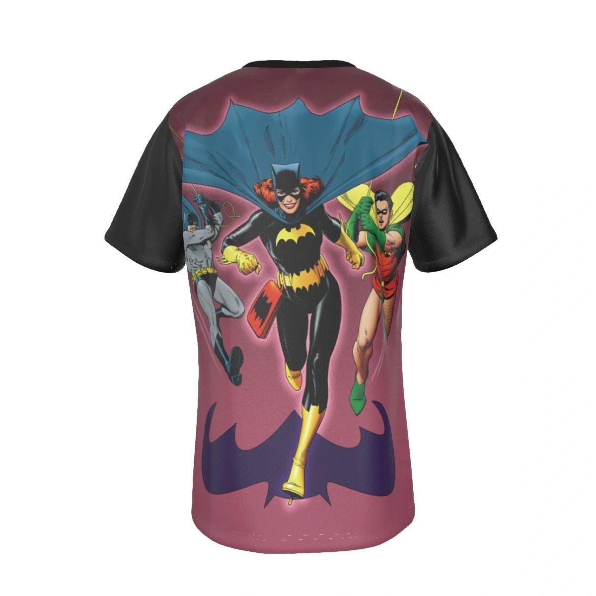 BATMAN BATGIRL AND ROBIN COVER ALL OVER PRINT SHIRT AND TANK TOP - BOLLAND ART