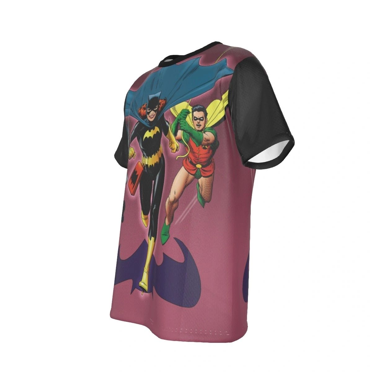 BATMAN BATGIRL AND ROBIN COVER ALL OVER PRINT SHIRT AND TANK TOP - BOLLAND ART