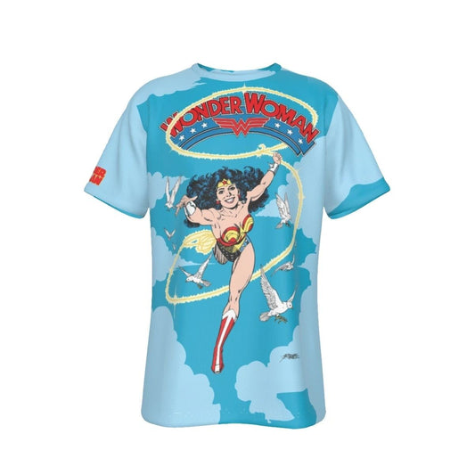 WONDER WOMAN PEREZ FLY COVER ALL OVER PRINT SHIRT AND TANK TOP