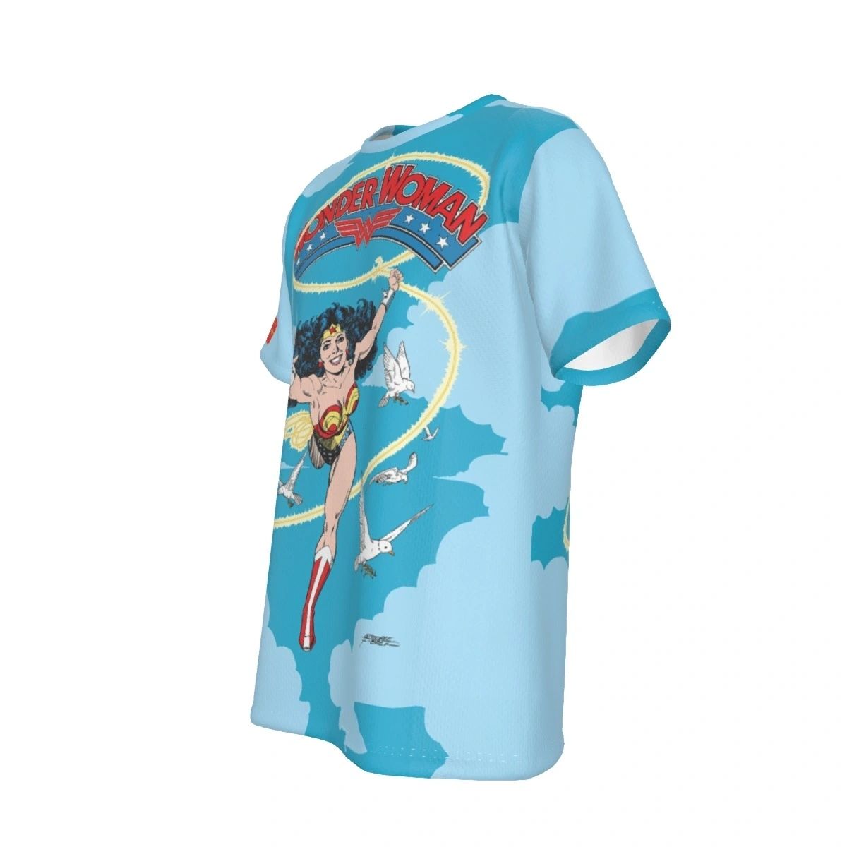 WONDER WOMAN PEREZ FLY COVER ALL OVER PRINT SHIRT AND TANK TOP