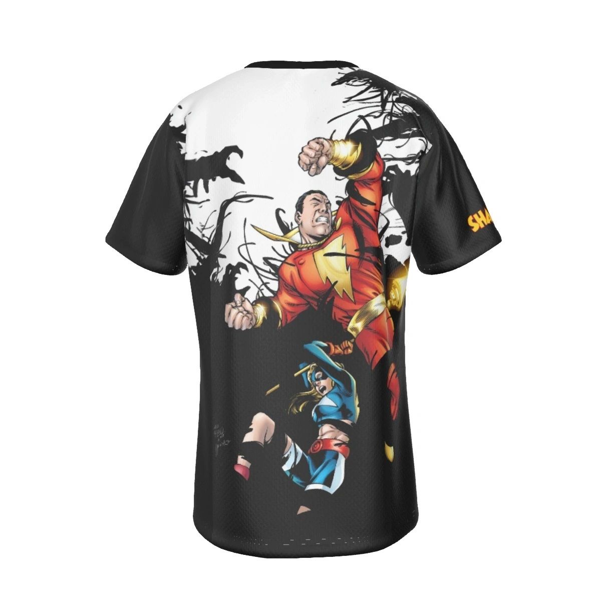 SHAZAM JSA 48 COVER PRINT SHIRT AND TANK TOP WITH STARGIRL