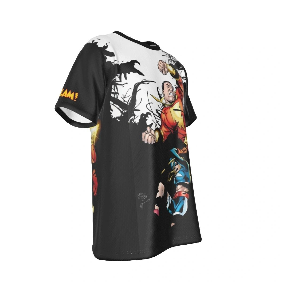 SHAZAM JSA 48 COVER PRINT SHIRT AND TANK TOP WITH STARGIRL