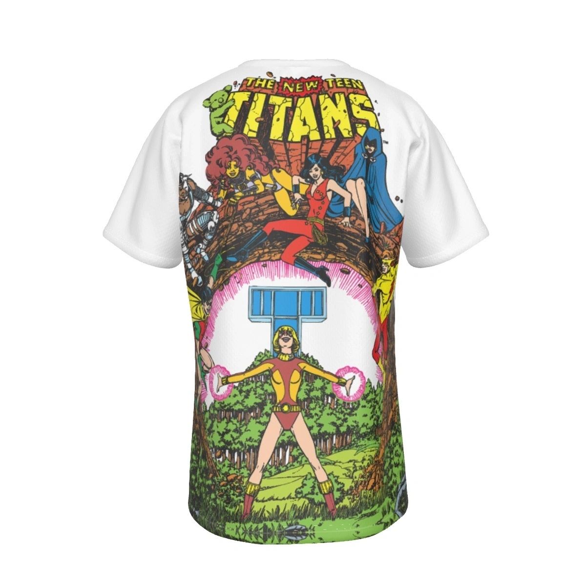 NEW TEEN TITANS 30 COVER ALL OVER PRINT SHIRT AND TANK TOP - TERRA